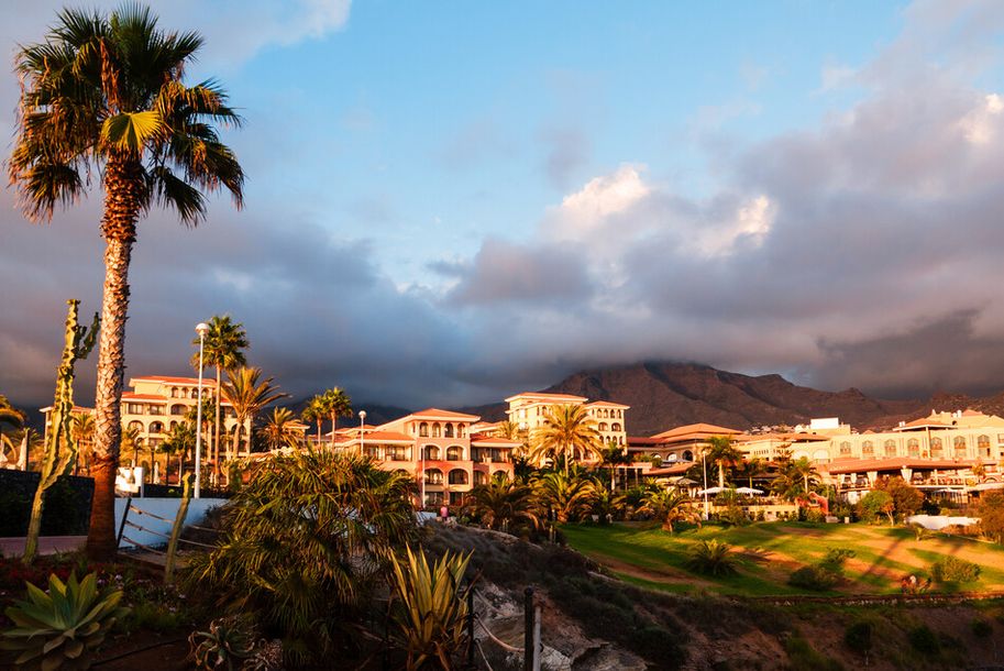 Atardecer en la isla de Tenerife